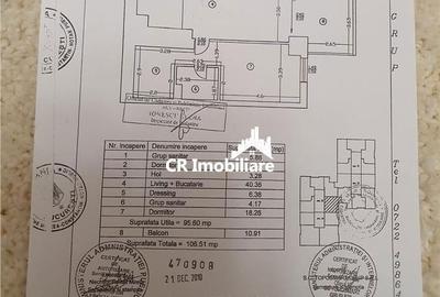 Apartament cu 3 camere decomandat în Tei - 4