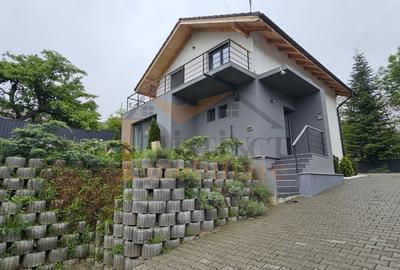 Casa moderna de vanzare, Sacele-Turches, mobilata-utilata, finalizare 2025.