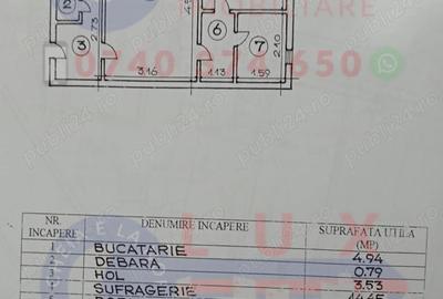 ID 2971 DE VANZARE - Apartament 2 camere - Cartier Vest - 2
