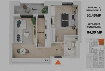 Apartament cu 2 camere decomandat în Central - 6