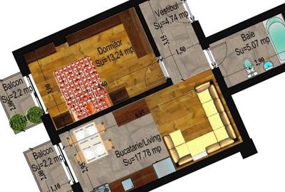 REA1026067 Apartament 2 camere I Calea Calarasilor I Centrala proprie - 10