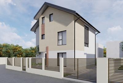 Casă individuală modernă, 4 dormitoare, finisaje la cheie - 1