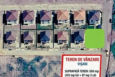 Teren intravilan de 500 mp, în Vișan