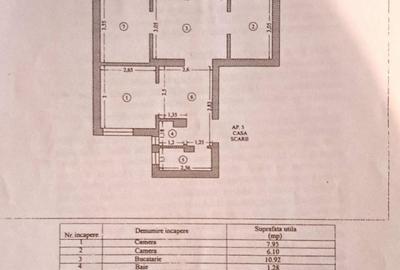 Apartament cu 2 camere semidecomandat în Central - 1