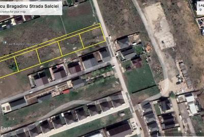 Teren Construcții intravilan de 625 mp, în Vest