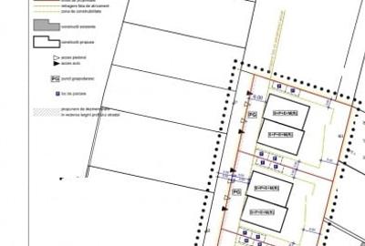 Teren 1000 mp, front 28 ml, duplex, Borhanci, Puz in lucru - 1
