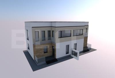 Duplex modern, 2 camere, 110 mp utili, 220 mp, teren, zona Burdujeni - 2