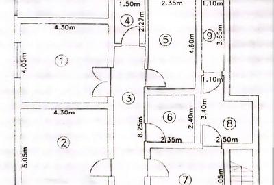 Apartament cu 3 camere decomandat, mobilat în Sub Arini - 19