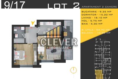Apartament cu 2 camere decomandat în Theodor Pallady - 2