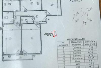Apartament cu 4 camere decomandat în Ștefan cel Mare