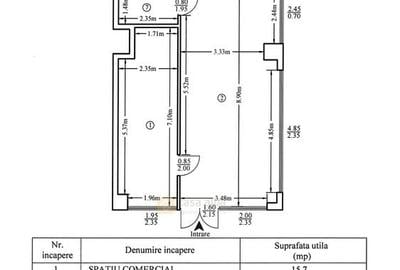 Nicolina - prima statie, spatiu comercial de vanzare, 72mp