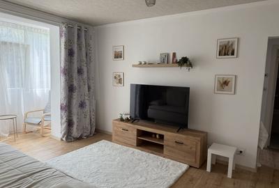 Apartament cu 2 camere semidecomandat, mobilat în Costin Georgian