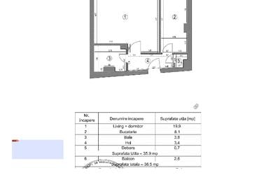 Garsonieră decomandată, mobilată în Păcurari - 7