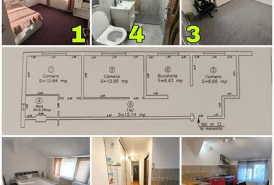 Apartament cu 3 camere decomandat, mobilat în Aradului - 1