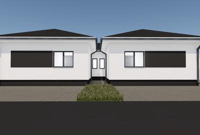 Duplex cu 4 camere cu Canalizare în Moșnița Nouă - 1