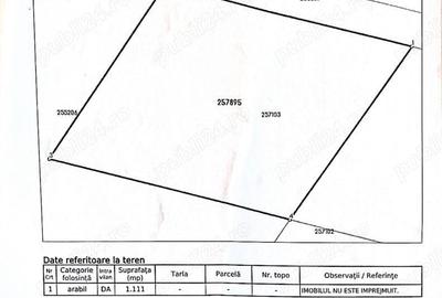Teren de 1111 mp, în Aurel Vlaicu - 3