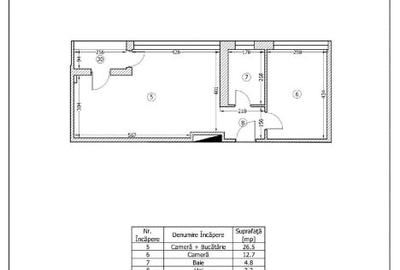 Apartament cu 2 camere decomandat, mobilat în Băneasa - 7