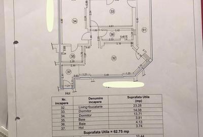 Apartament cu 3 camere în Central - 1