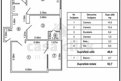 Apartament cu 2 camere în Mazepa 1 - 1