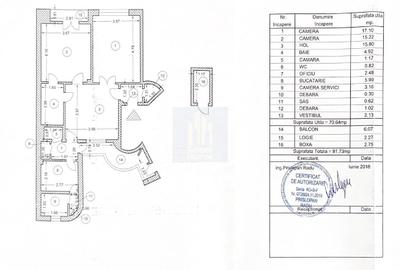 Apartament cu 3 camere semidecomandat, mobilat în Dacia - 20
