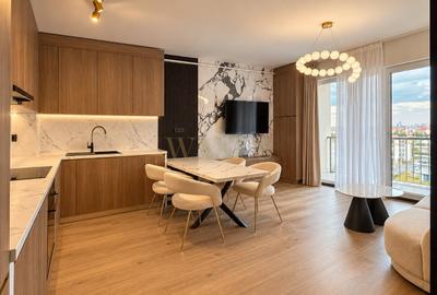 Apartament cu 2 camere semidecomandat, mobilat în Florești