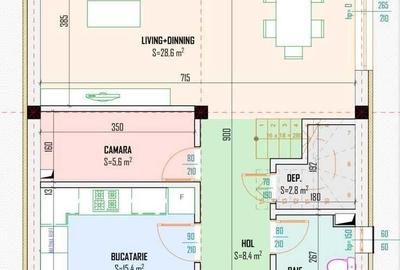 Casă cu 4 camere în Bragadiru