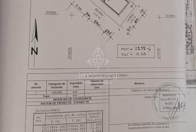 Casă cu 3 camere cu Teren 418 Mp în Central
