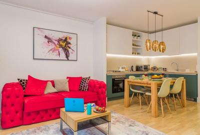 Apartament cu 2 camere decomandat, mobilat în Barbu Văcărescu