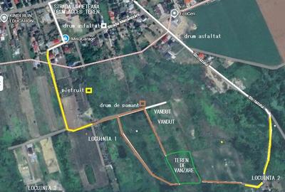 Teren de 3000 mp, în Valea Ursului