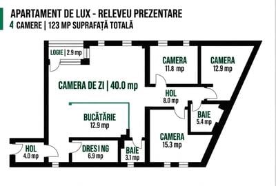 Apartament cu 4 camere semidecomandat în Timpuri Noi - 1