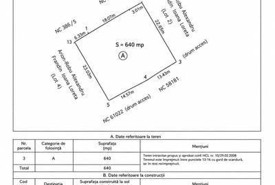 Teren Construcții intravilan de 640 mp, în Balotești - 3