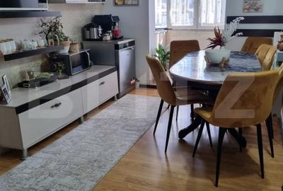 Apartament cu 3 camere decomandat, mobilat în Nord