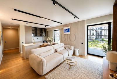 Apartament cu 3 camere, mobilat în Barbu Văcărescu