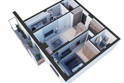 Adamant Towers | 2 camere cu debara | decomandat | tip 2B, 66.5mp - 7