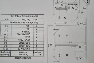 Apartament cu 3 camere semidecomandat în Central - 2