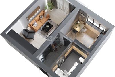 Proiect imobiliar inovator, locuinta smart, 1 camera - 5