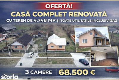 Casă cu 3 camere decomandat cu Teren 4748 Mp în Pomi - 9