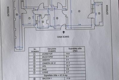 Apartament cu 2 camere decomandat în Bistrița Lac - 3