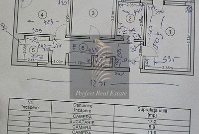 Apartament cu 3 camere decomandat în Tomis Nord