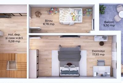 Apartament cu 3 camere în Avantgarden