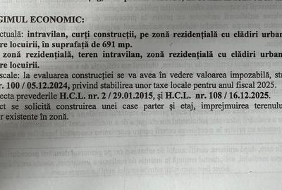Teren intravilan de 691 mp, în Șag - 2
