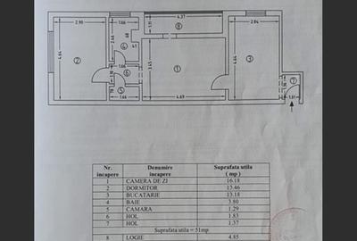 Apartament 2 camere, etaj 1, piata sarbilor - 6