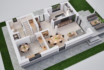 Locuință single 136 mp – compartimentare eficientă și design practic - 5
