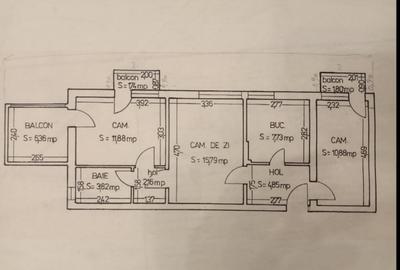 Centru(Consulatul Turc)- 3 camere mobilat-utilat, parcare, etaj 3/4 -120.000e - 20