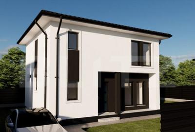 Casa moderna , materiale premium ,150 mp construiti , zona - 2