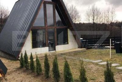 Casa de vacanta tip A- frame -Tohanita, zona superba se vinde la cheie - 1