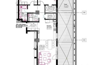 Apartament cu 3 camere decomandat în Calea București - 9
