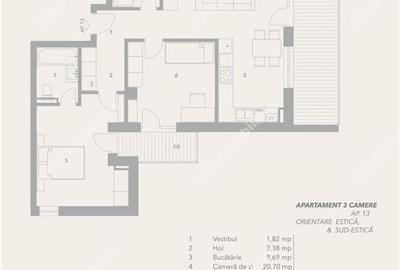 De vanzare apartament 3 camere si 2 bai etaj 1 in SIBIU De vanzare apartament 3 camere si 2 bai etaj 1 in SIBIU - 2