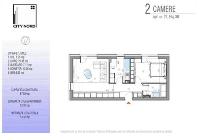 Apartament 2 camere-PRE-LANSARE-CELE MAI MICI PRETURI! - 6