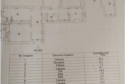 Apartament cu 4 camere decomandat în Dacia - 2